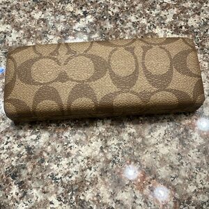 Coach eye glass case